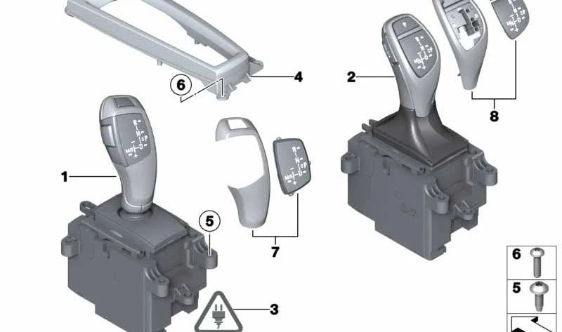 EMBELLECADOR CHANGE LEVER OEM 61319189064 FOR BMW F07, F10, F11, F18, F06, F12, F13, F01, F02, F04, F25, F26. Original BMW.