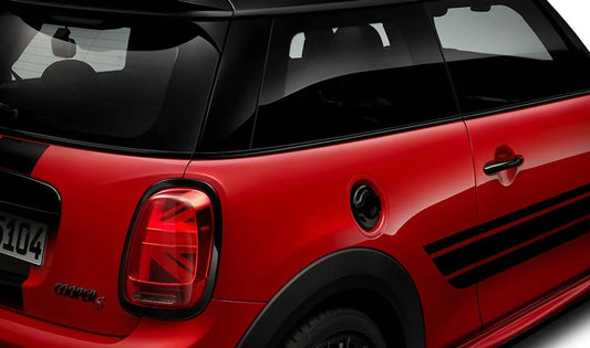 Rematador de cintura Piano Black OEM 51135A0B944 para MINI F56, F56 BEV, F56 LCI, F56 BEV LCI. Original MINI.