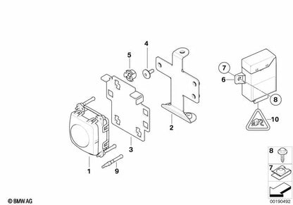 ACC Prise en charge de BMW E90, E90N, E91, E91N (OEM 66316769133). BMW d'origine