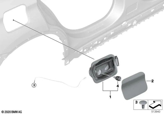 Protective cover for BMW X1 F48, F48N (OEM 51177458867). Original BMW.