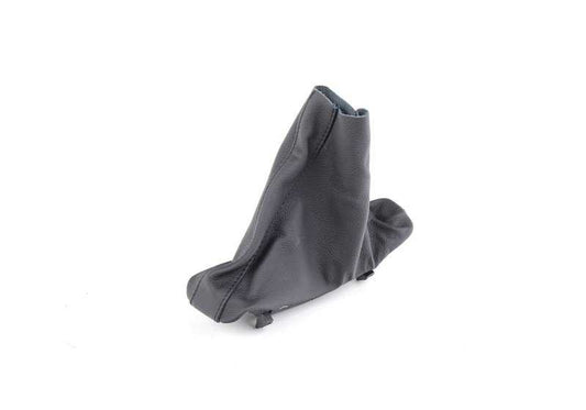 Empuñadura de freno de mano en cuero OEM 34427059893 para BMW E60, E61. Original BMW.