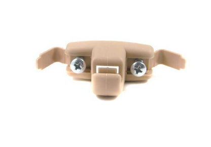 Soporte parasol beige claro OEM 51168243575 para BMW Serie 3 E46. Original BMW.