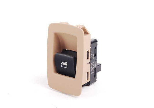 Interruptor alzacristales delantero derecho OEM 61313448654 para BMW Serie 5 E60, E61 y X3 E83. Original BMW.