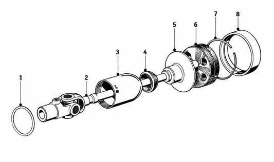 Anel de proteção BMW 3 Série 5 (OEM 33113038170). BMW original