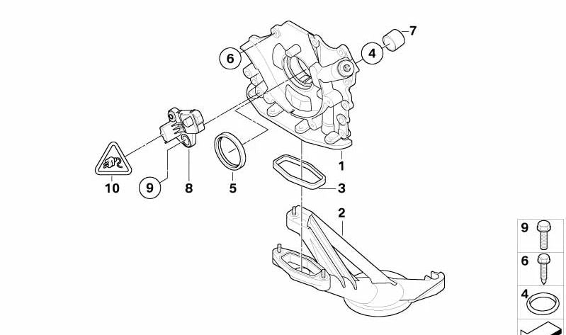Tubo de aspiración OEM 11417805989 para MINI R55, R56, Clubman R55. Original MINI.