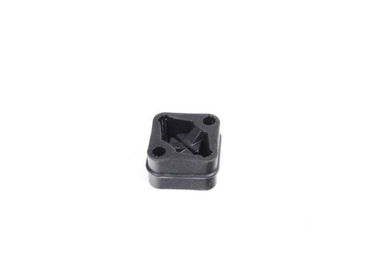 Rubber support for BMW E81, E82, E87, E87N, E88 Series 5 E60, E60N, E61, E61N, F10N, F11n Series 6 E63, E63N, E64, E64n Series 7 E65, E66, F01N, F02N I I01, I01N X1 E84 X3 F25 Z4 E89 (OEM 18207578238). BMW original
