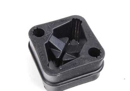 Rubber support for BMW E81, E82, E87, E87N, E88 Series 5 E60, E60N, E61, E61N, F10N, F11n Series 6 E63, E63N, E64, E64n Series 7 E65, E66, F01N, F02N I I01, I01N X1 E84 X3 F25 Z4 E89 (OEM 18207578238). Original BMW