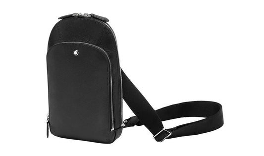 Borsa a tracolla Montblanc nera OEM 80225A8F293 valida per BMW. BMW originale.