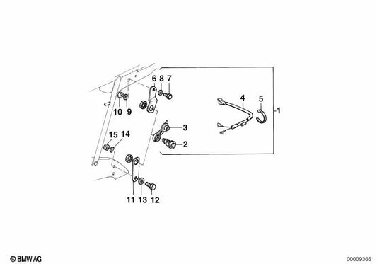 BMW Support 3 E46, E90, E92, E60, E61 (OEM 61131239368). Original BMW