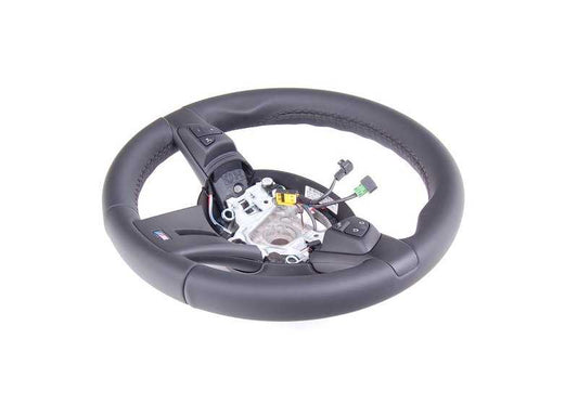 Volante deportivo M multifunción en cuero negro OEM 32307906780 para BMW Z4 E85, E86. Original BMW.