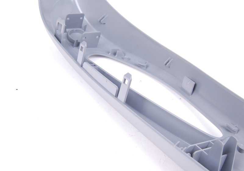 Abbellimento esterno destro OEM 52108255660 per BMW E46 318CI (modelli con N42 e N46, manuale o automatico) anni 2001-2006. Grigio. BMW originale.