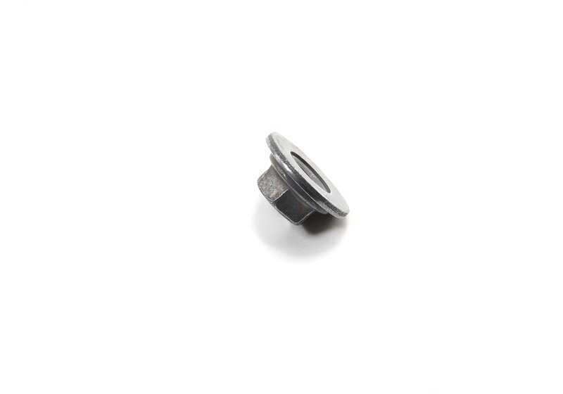 Tuerca hexagonal con brida OEM 07146986935 para BMW F20, F21, F22, F23, F30, F31, F34, F35, F32, F33, F36, F07, F10, F11, E63, E64, F01, F02, E53, E85, E86, R55. Original BMW.