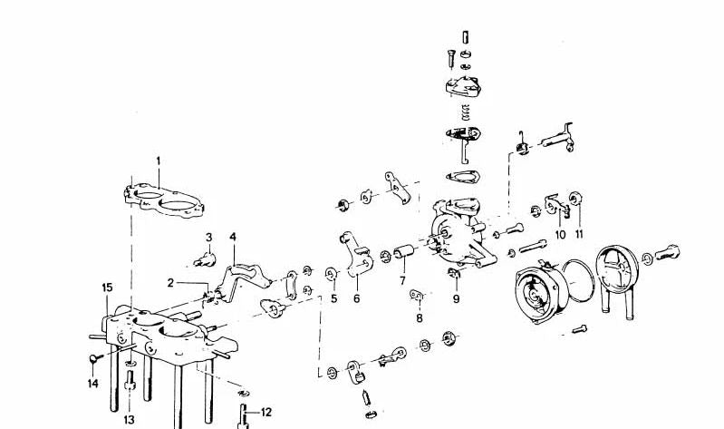 Brida aislante OEM 13111265184 para BMW E12. Original BMW.