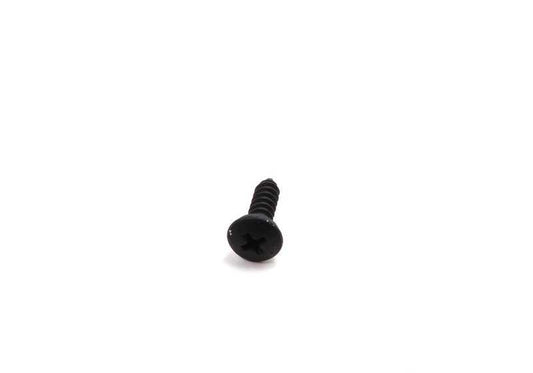 Tornillo de chapa con cabeza redonda OEM 07143448498 para BMW {E21,E30,E36,E46,E12,E28,E34,E39,E60,E61,E24,E23,E32,E38,E65,E66,E31,E70,Z1,Z3} y MINI {R50,R52,R53}. Original BMW y MINI.