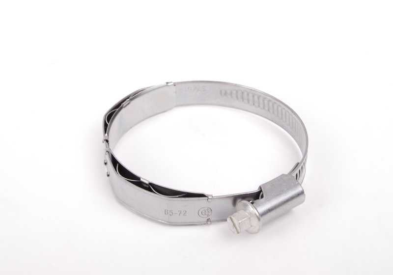 Abrazadera de manguera D=65-72mm OEM 11617786528 para BMW E82, E88, E90, E90N, E91, E91N, E92, E92N, E93, E93N, E39, E60N, E61N, F07, F07N, F10, F10N, F11, F11N, F18, F18N, E38, F01, F01N, F02, F02N, E84, E53, E71. Original BMW.