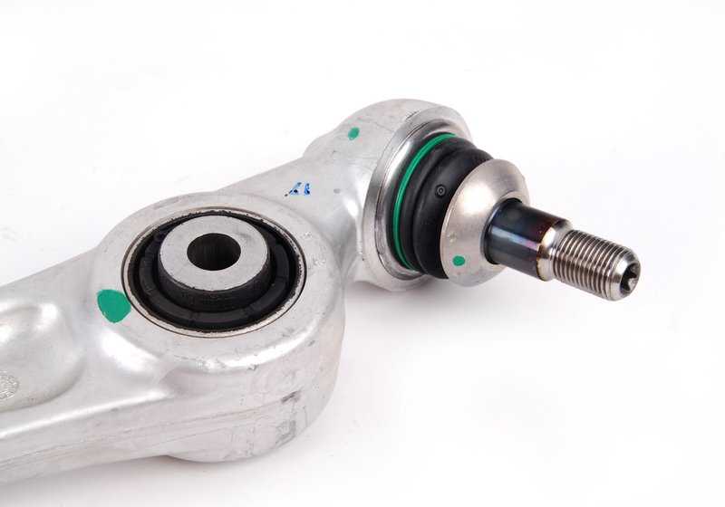 Brazo de suspensión delantero izquierdo con silentblock OEM 31122284977 para BMW F10, F06, F12, F13 (versiones M5 y M6). Original BMW.