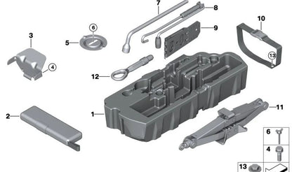 OEM 7110686417 hydraulic cat support for BMW F40, F44, F45, F45N, F46, F46N, F48, F48N, F39, U06, U10, U11 and for Mini F54, F54N, F60, F60N, U25. Original BMW and Mini.