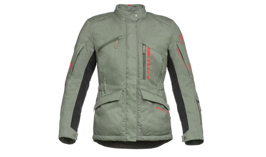 Chaqueta GS Puna Gore-Tex caqui talla 34-48 OEM 76135A80DF9 para BMW Motorrad. Original BMW Motorrad.