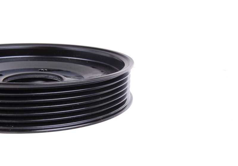 Puleggia dell'albero motore OEM 11517840381 per BMW E60 M5, E61 M5, E63 M6 ed E64 M6 con motore S85. BMW originale.