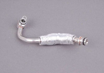 Tubo de retorno refrigeración del turbo OEM 11537558900 para BMW E82, E88, E90, E90N, E91, E91N, E92, E92N, E93, E93N, E60N, E61N, F01, F02, E71, E89. Original BMW.