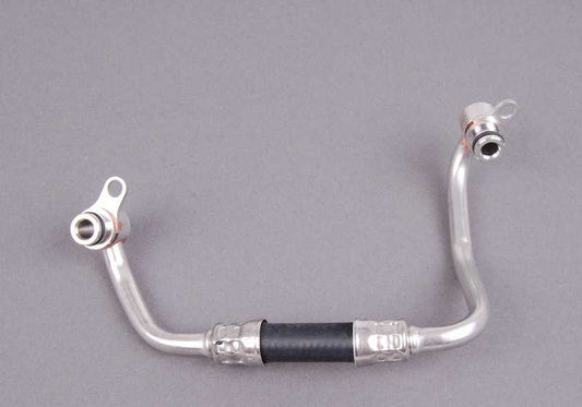 Tubo de refrigeración del turbo OEM 11537558901 para BMW E60, E61, E71, E82, E88, E89, E90, E91, E92, E93, F01, F02. Compatible con motores N54. Original BMW.