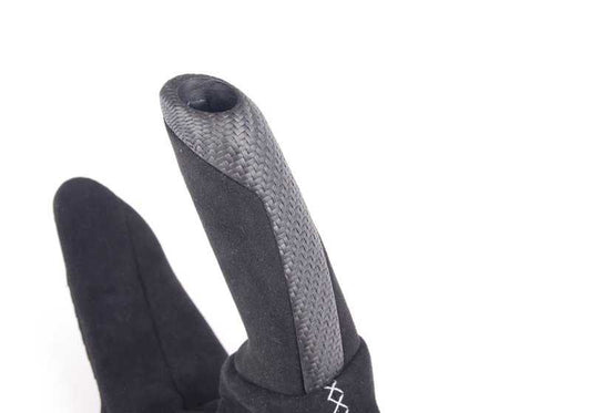 Empuñadura de freno de mano M Performance en carbono y Alcántara OEM 34402222540 para BMW F30, F31, F34, F32, F33, F36. Original BMW.