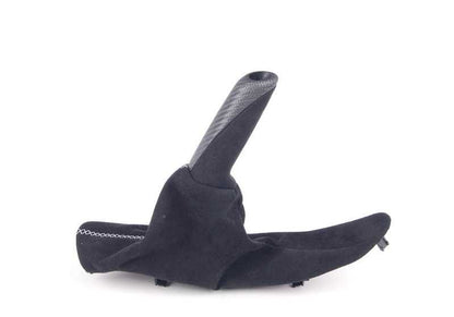 Empuñadura de freno de mano M Performance en carbono y Alcántara OEM 34402222540 para BMW F30, F31, F34, F32, F33, F36. Original BMW.
