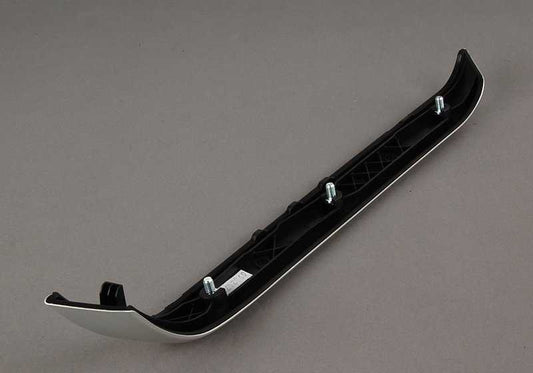 Moldura aluminio puerta trasera izquierda OEM 51426982473 para BMW E90, E91. Original BMW.