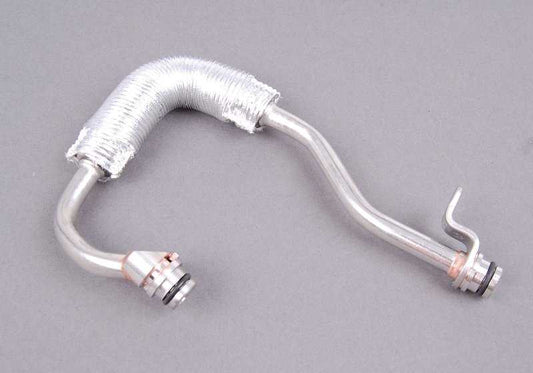 Tubo de retorno de refrigeración turbo OEM 11537558903 para BMW E82, E88, E90, E90N, E91, E91N, E92, E93, E60N, E61N, E89. Original BMW.