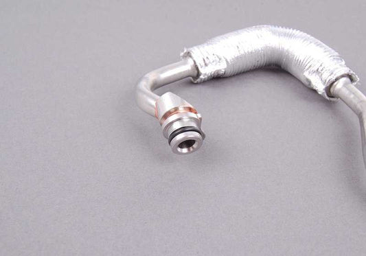 Tubo de retorno de refrigeración turbo OEM 11537558903 para BMW E82, E88, E90, E90N, E91, E91N, E92, E93, E60N, E61N, E89. Original BMW.