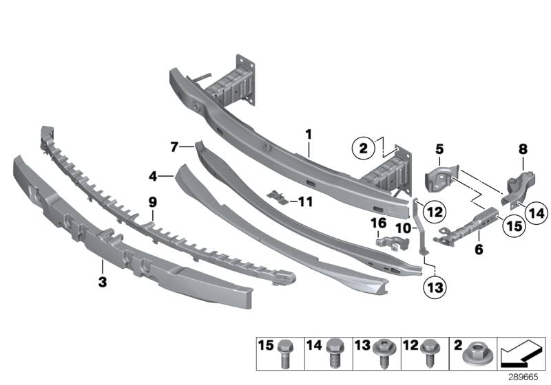 SUPERIOR BUMBOR OEM 51647227970 for BMW E92 and E93 (316i, 318i, 320d, 320d xDrive). Original BMW.