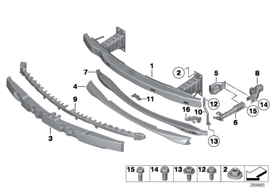 SUPERIOR BUMBOR OEM 51647227970 for BMW E92 and E93 (316i, 318i, 320d, 320d xDrive). Original BMW.