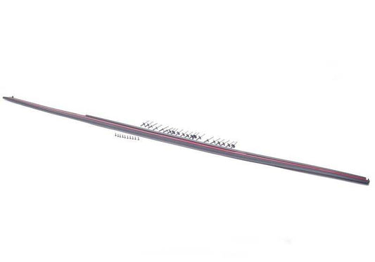 Suplemento faldón negro mate derecho OEM 51192291404 para BMW 3' F30, F30 LCI, F31, F31 LCI. Original BMW.