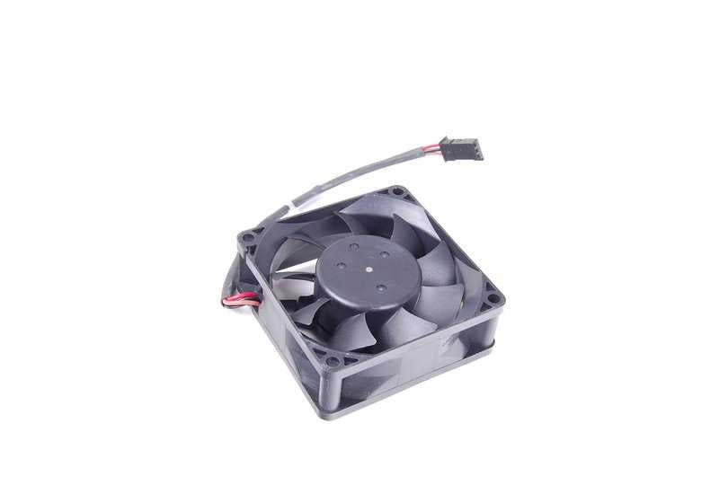 Fan for BMW E82, E88, E90, E91, E92, E93, F30N, F07, F10, F11, F18, G30, G31, G38, F06, F12, F13, G32, E65, E66, F01, F02, F04, I01, I01N, F16, F86 (OEM 65156 983075). Genuine BMW.