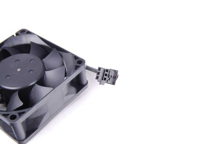 Fan for BMW E82, E88, E90, E91, E92, E93, F30N, F07, F10, F11, F18, G30, G31, G38, F06, F12, F13, G32, E65, E66, F01, F02, F04, I01, I01N, F16, F86 (OEM 65156 983075). Genuine BMW.