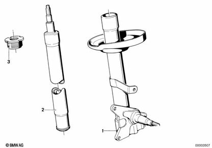 Shock Absorber Insert for BMW 6 Series E24 (OEM 31321117216). Genuine BMW.