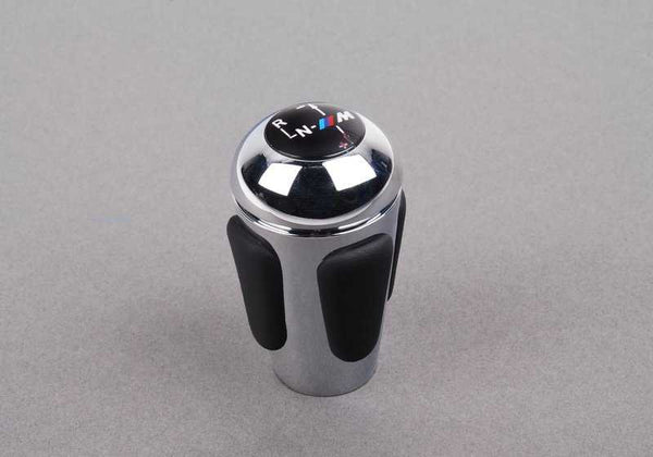 Pomo de Cambio de Cuero/SMG para BMW E46 (OEM 25162282810). Original BMW.