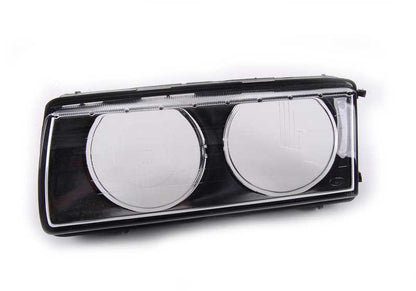 Lente izquierda de faro OEM 63128363507 para BMW E36 {316i, 318i} con faros ZKW. Compatible con modelos con cambio manual y automático desde 1993 hasta 1999. Original BMW.