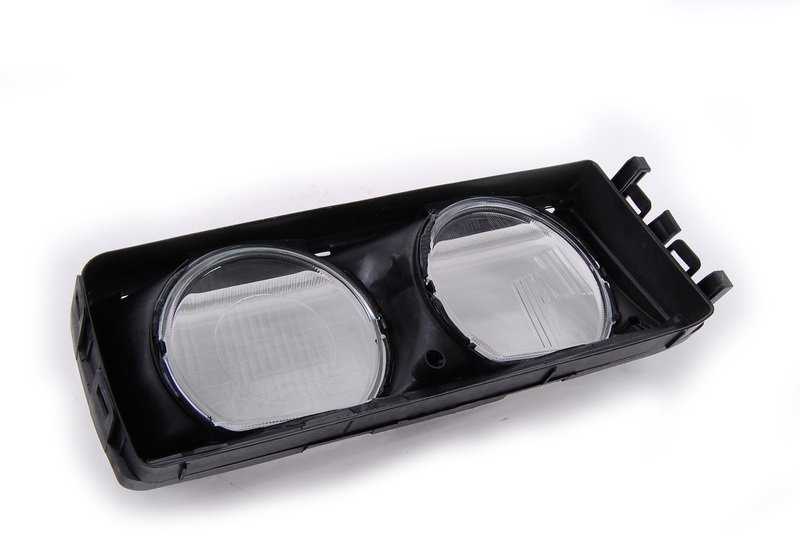 Lente izquierda de faro OEM 63128363507 para BMW E36 {316i, 318i} con faros ZKW. Compatible con modelos con cambio manual y automático desde 1993 hasta 1999. Original BMW.