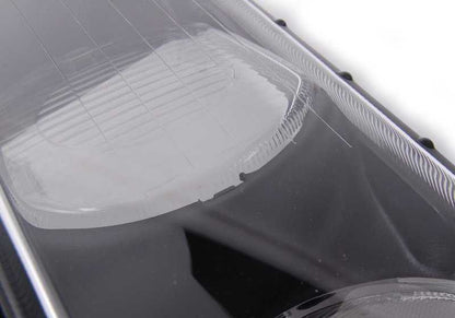Lente izquierda de faro OEM 63128363507 para BMW E36 {316i, 318i} con faros ZKW. Compatible con modelos con cambio manual y automático desde 1993 hasta 1999. Original BMW.