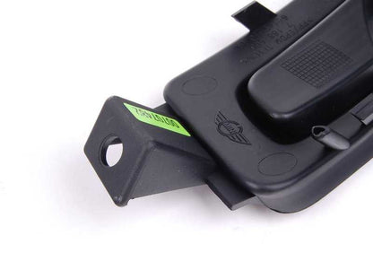 Rejilla delantera derecha OEM 51117188606 para MINI R55, R56, R57. Pieza original MINI. Compatible con versiones Cooper y Cooper S, tanto con cambio manual como automático.
