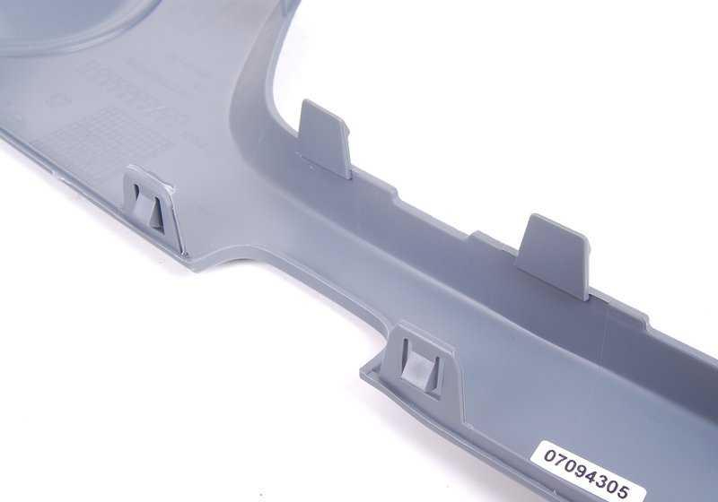 Moldura con aparejo delantero derecho OEM 51117199872 para MINI R55, R56, R57, R55 LCI, R56 LCI, R57 LCI. Original MINI.