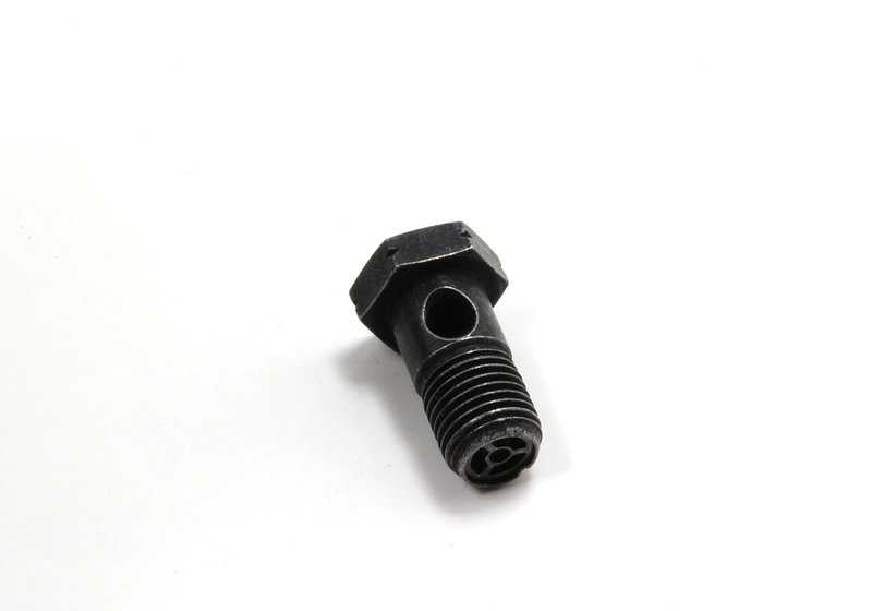 Tornillo hueco con válvula antirretorno OEM 32416781261 para BMW E81, E82, E87, E87N, E88, E46, E90, E90N, E91, E91N, E92, E92N, E93, E93N, E39, E60, E60N, E61, E61N, E63, E63N, E64, E64N, E84, E85, E86, E52 y MINI R50, R52, R53. Original BMW y MINI