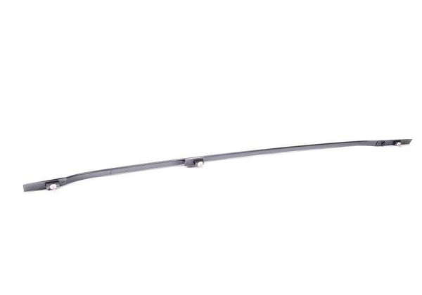 Baca de techo izquierda OEM 51137158529 para BMW X5 {E70, E70N}. Ideal para sustitución o instalación. Color negro. Original BMW.