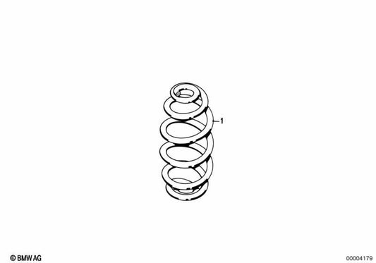 Upper OEM Rear spring support 3352221439 for BMW E36, Z3. Original BMW.