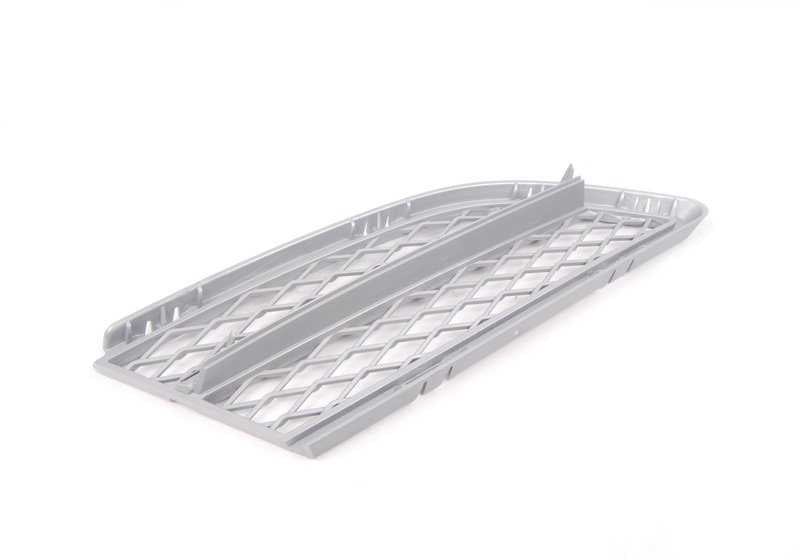 Rejilla delantera derecha (color aluminio mate) OEM 51117228954 para BMW Serie 3 E90 335d. Pieza original BMW.