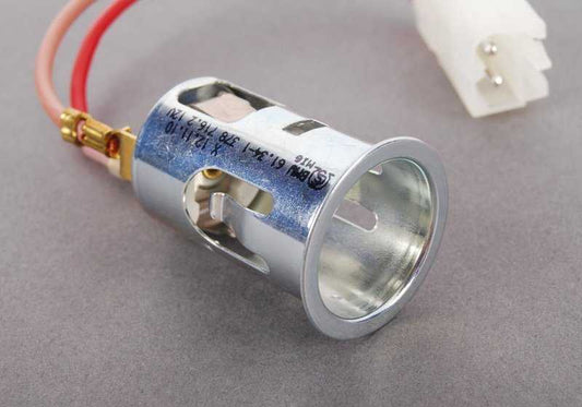 Cigarette Lighter Socket for BMW E34, E32, E38, E31 (OEM 61341378716). Original BMW