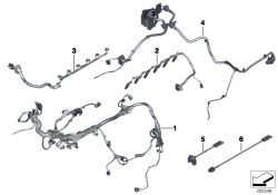 Mazo de cables motor OEM 12518507360 para BMW Serie 5 F10, F11 (01/2009 - 08/2011). Original BMW.