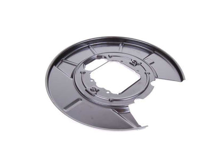 Protector de freno trasero derecho OEM 34216750386 para BMW X5 E53 (3.0d, 3.0i) años 2001-2006. Pieza original BMW.