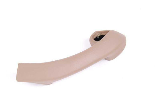 Maneta interior puerta izquierda OEM 51418398735 color beige para BMW E36 y Z3. Recambio original BMW.